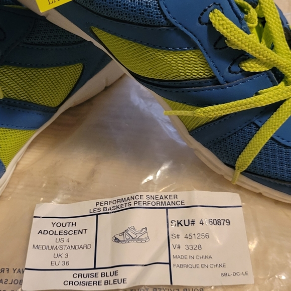 NWT YOUTH LANDS'END SNEAKERS 4 - Picture 4 of 11